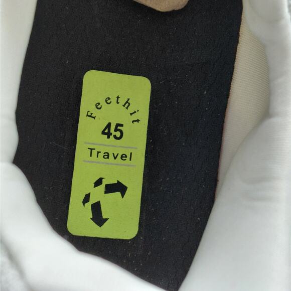 Feethit Mens Sneakers EU45 White Athletic Knit Running Walking Comfort Shoes - Picture 8 of 11